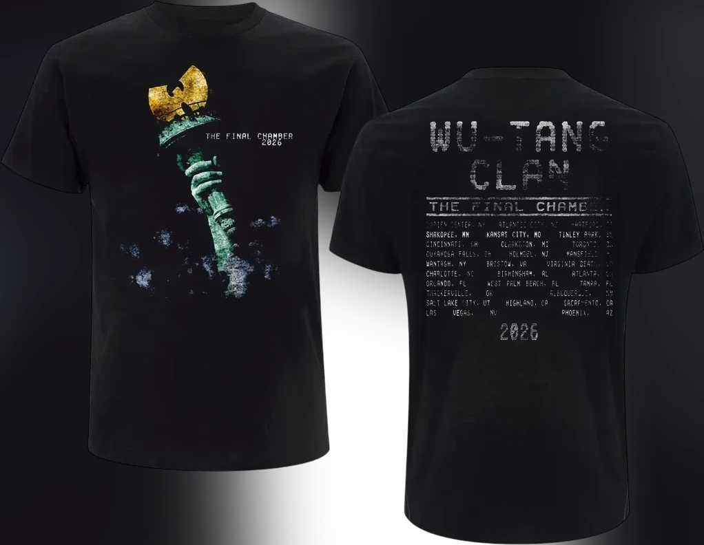 Wu-Tang Clan The Final Chamber 2026 Tour Tee, Vintage Hip Hop Concert Graphic Shirt