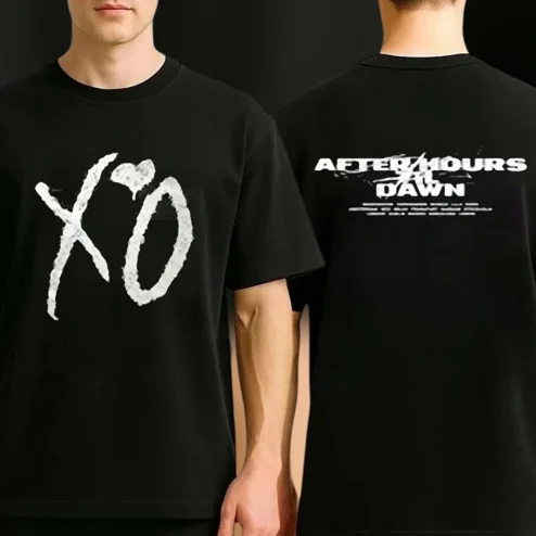XO After Hours Dawn Tee The Weeknd Concert Tour Graphic Shirt Unisex Fan Merch