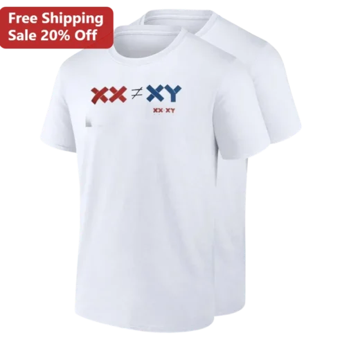 XX XY Tee Chromosome Biology Statement Shirt Gift for Science and Gender Studies Fans