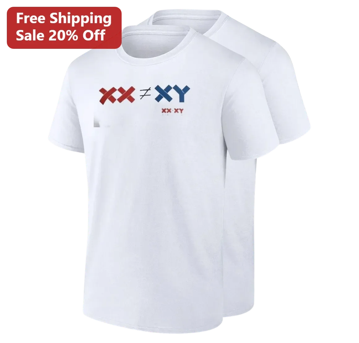 XX XY Tee Chromosome Biology Statement Shirt Gift for Science and Gender Studies Fans