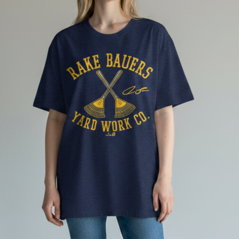 Yard Work Co. Tee Vintage Landscaping Lawn Care Graphic T-Shirt