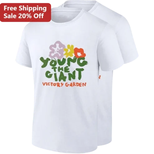 Young the Giant Victory Garden Tee, Indie Rock Band Album Graphic Shirt, Music Tour Merch Gift for Fans
