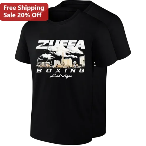 Zuffa Boxing Las Vegas Tee, Boxing Fan Gift for MMA and Combat Sports Enthusiasts, Nevada Boxing Apparel