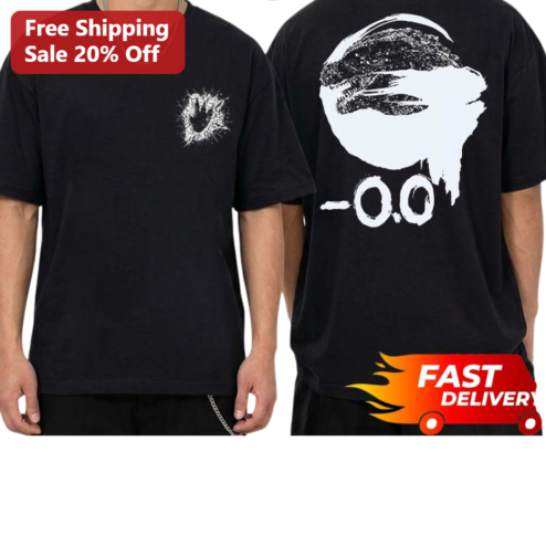 0.0 Tee Kaiju Monster Silhouette Graphic Shirt Sci-Fi Streetwear Apparel