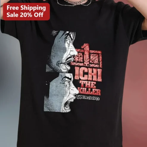 1 Ichi The Killer Graphic Tee Koroshiya 1 Manga Horror Cult Classic Shirt