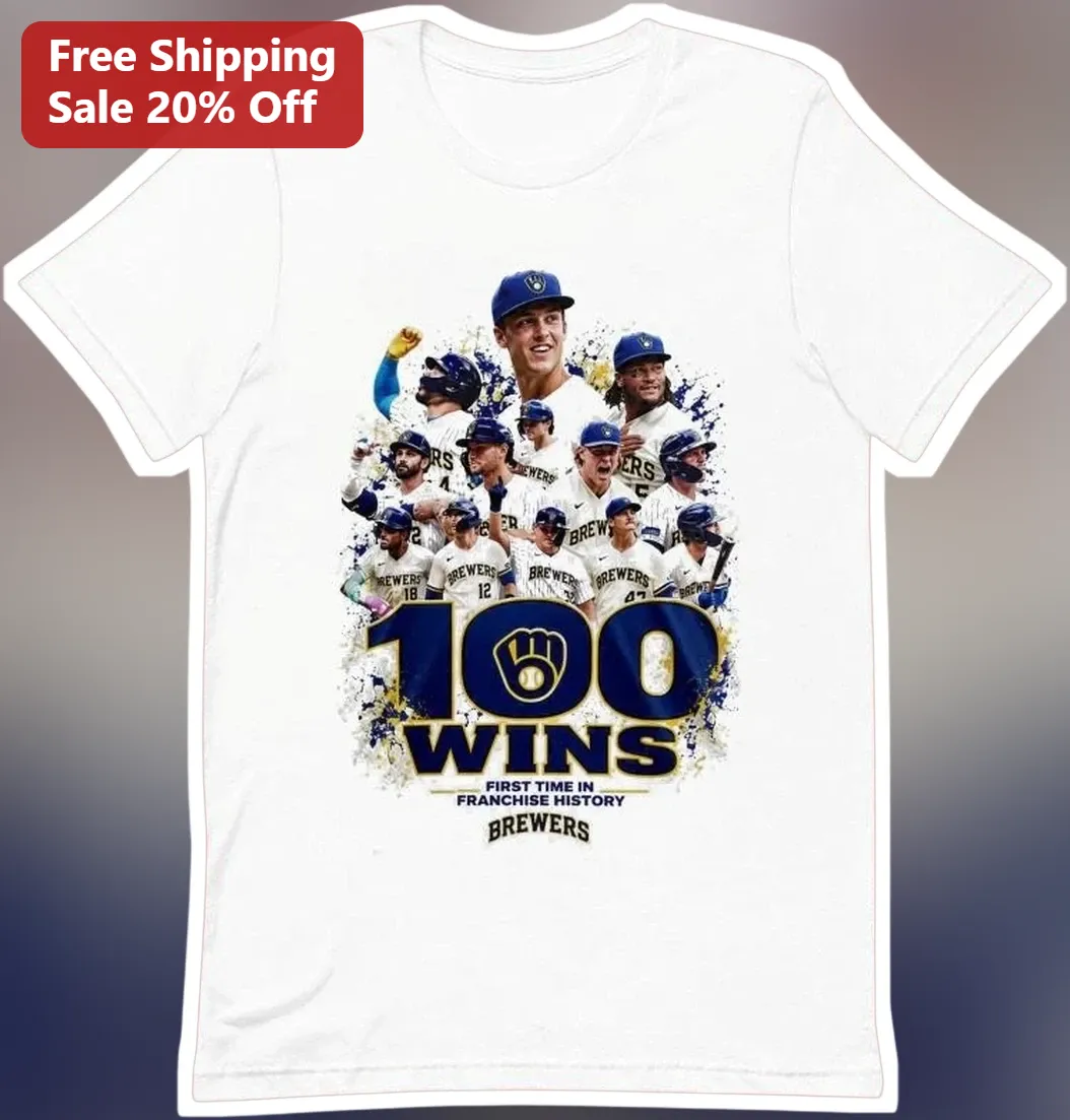 Wins First Time In Franchise History Milwaukee Brewers Tee