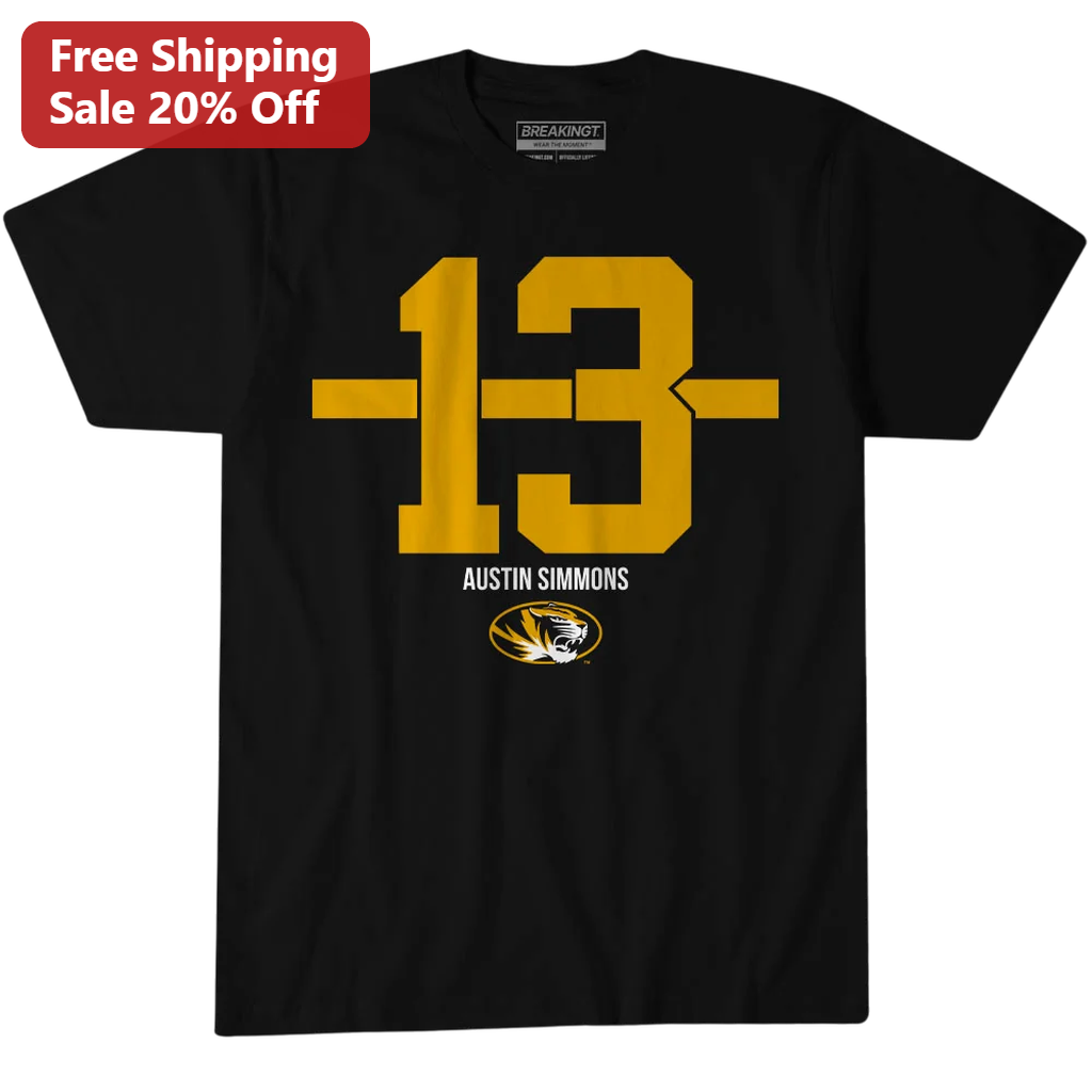 13 Austin Simmons Tee College Football Fan Sports Graphic Tee Unisex Apparel