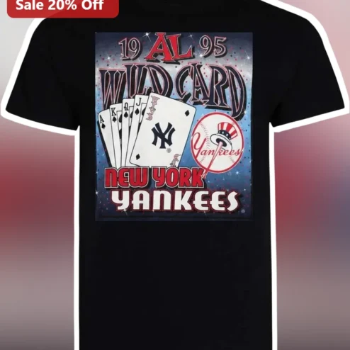 1995 AL Wild Card New York Yankees Vintage Graphic Tee