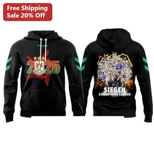 2025 SC Magdeburg Sieger Champions League Hoodie