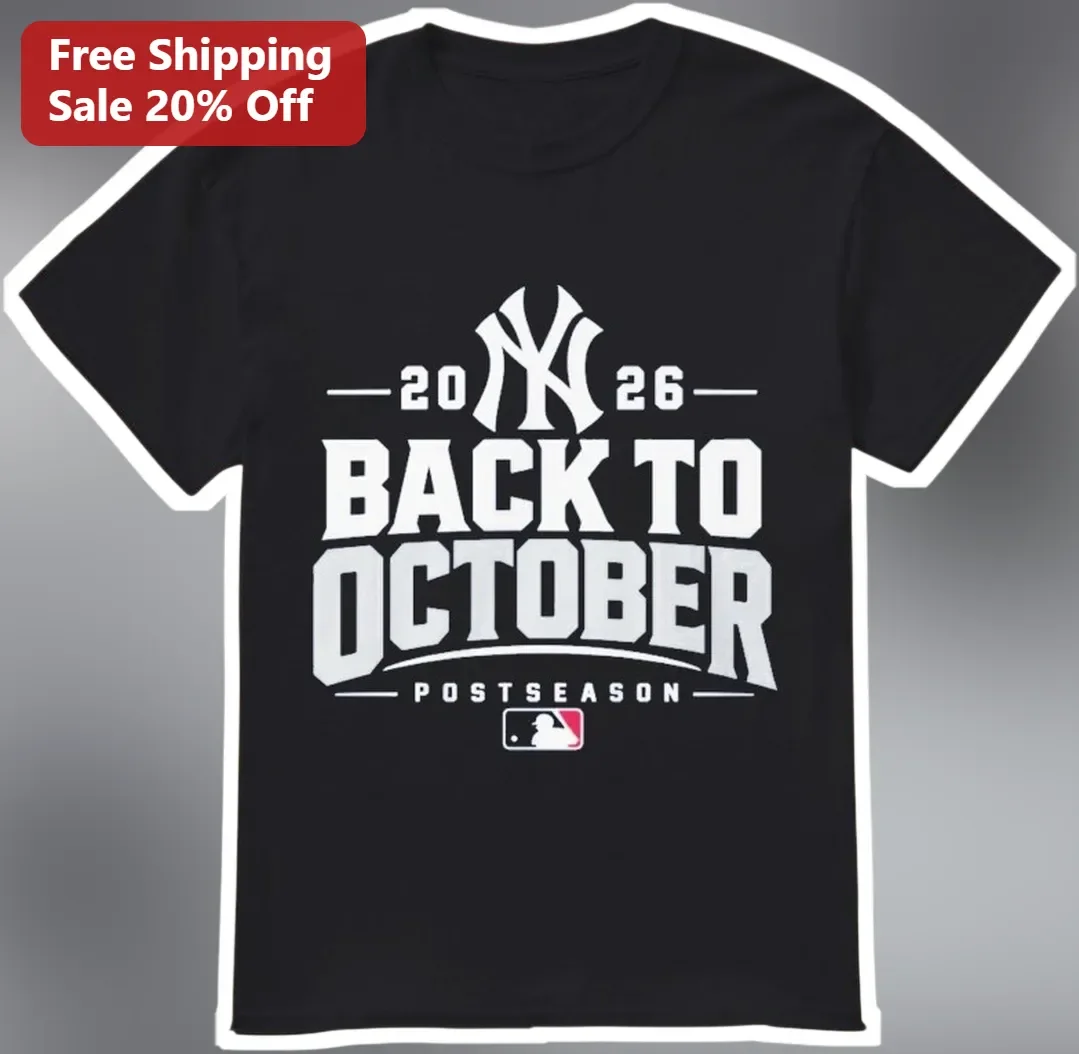2026 Back to October Postseason Tee Baseball Fan Gift