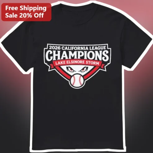 2026 California League Champions Lake Elsinore Storm Tee