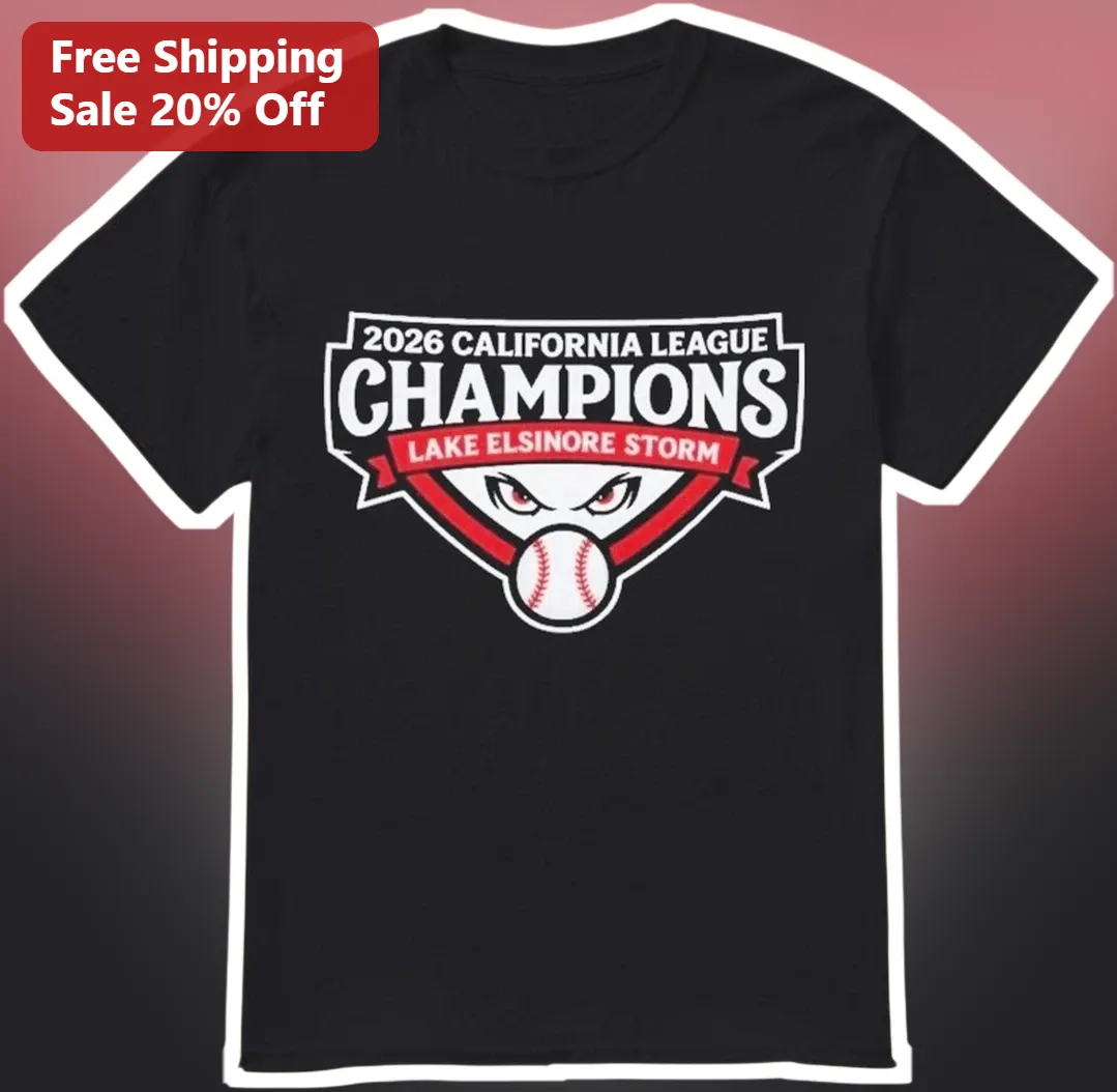 2026 California League Champions Lake Elsinore Storm Tee