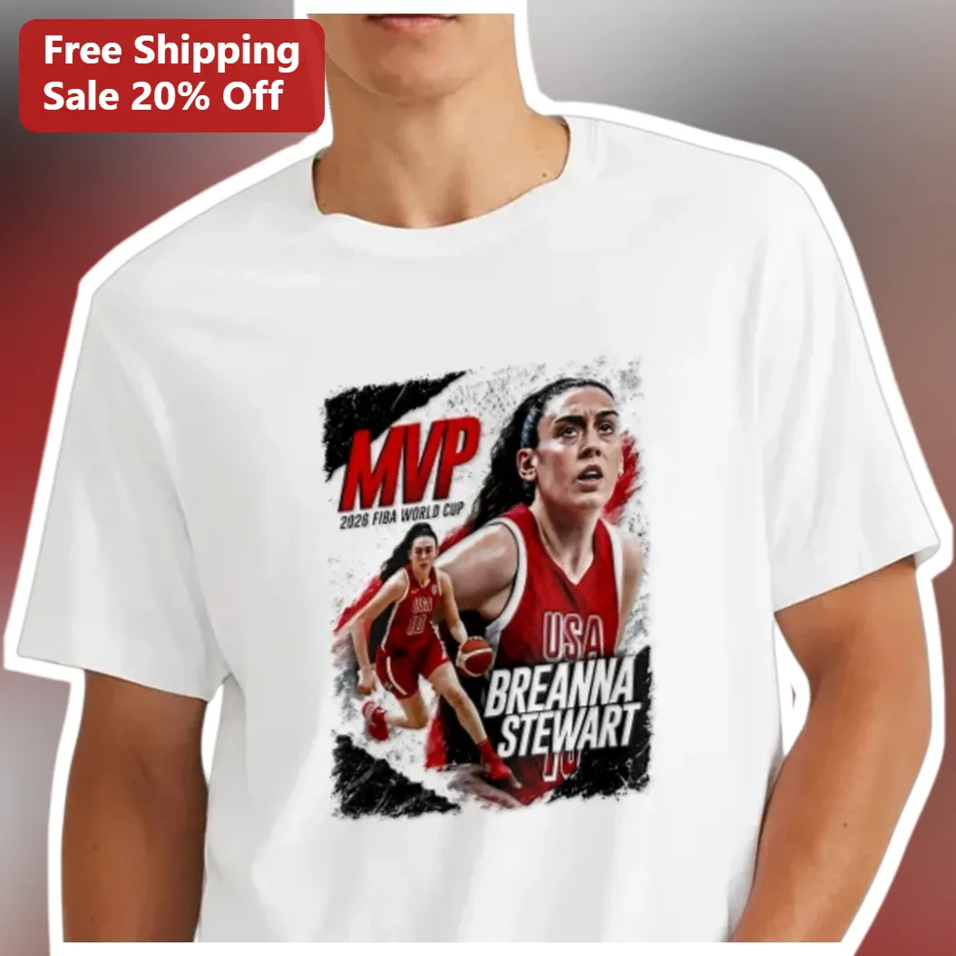 2026 FIBA World Cup Breanna Stewart MVP Graphic Tee Basketball Fan Gift