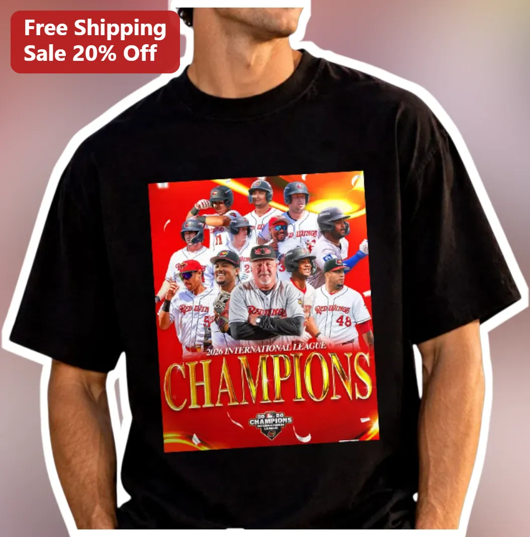 2026 International League Champions Baseball Tee