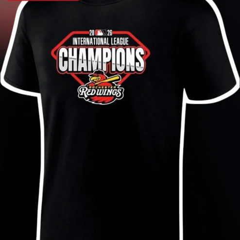 2026 International League Champions Rochester Red Wings Tee Baseball Championship Shirt