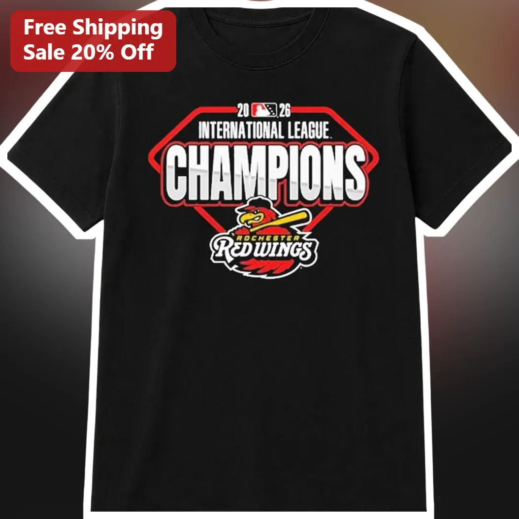 2026 International League Champions Rochester Red Wings Tee Baseball Fan Gift