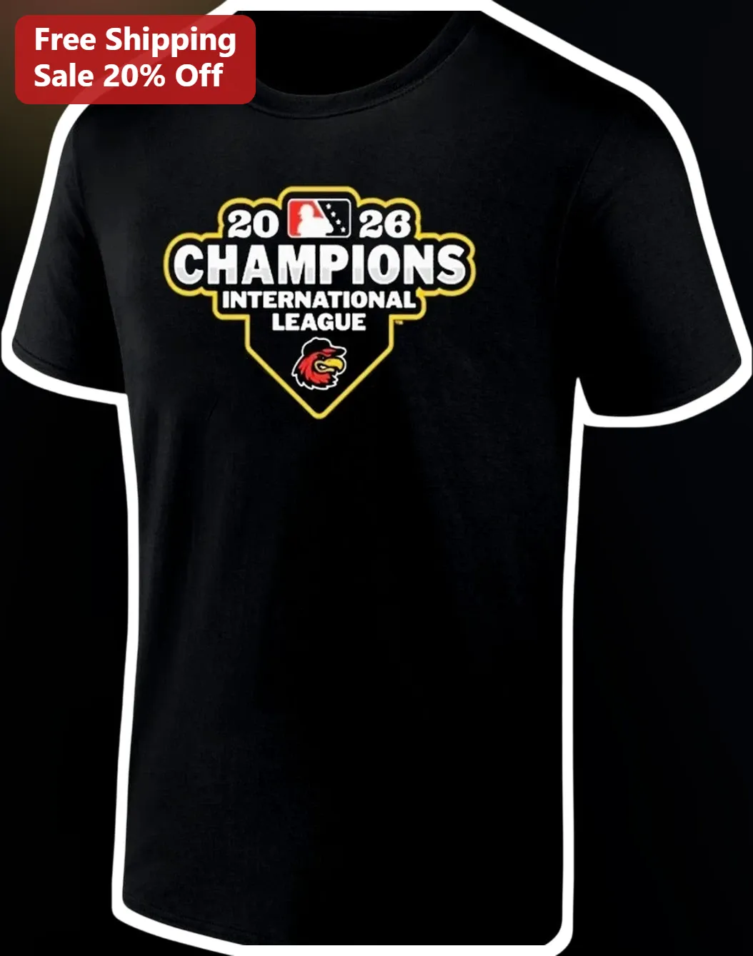 2026 International League Champions Tee Baseball Championship Graphic Shirt
