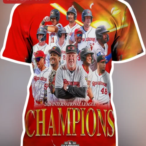 2026 International League Champions Tee Syracuse Mets Baseball Fan Gear