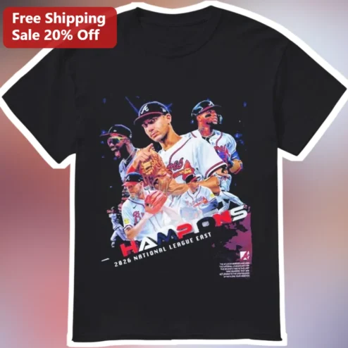 2026 National League East Champions Tee Atlanta Braves Baseball Shirt