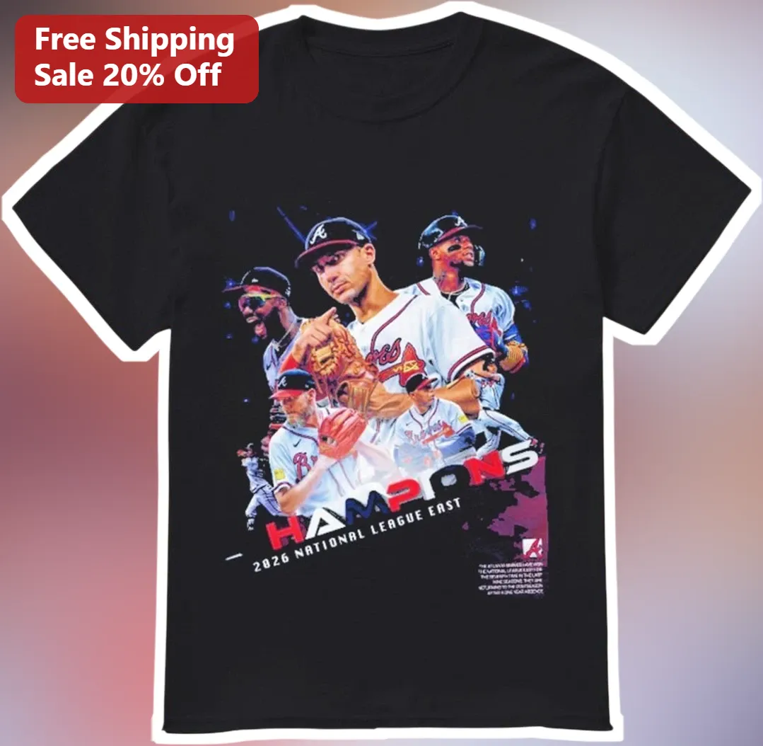 2026 National League East Champions Tee Atlanta Braves Baseball Shirt