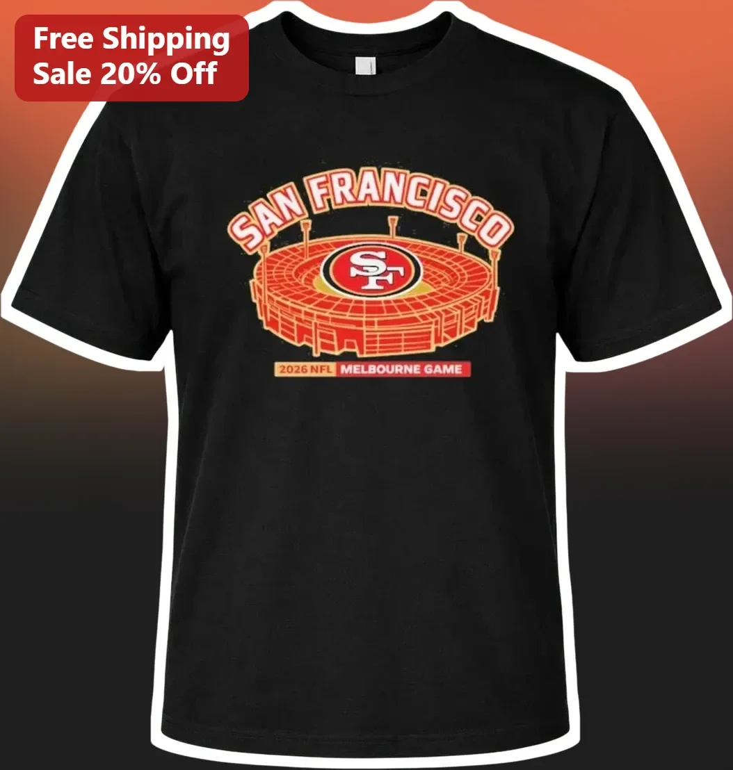 2026 NFL Melbourne Game San Francisco 49ers Fan Tee
