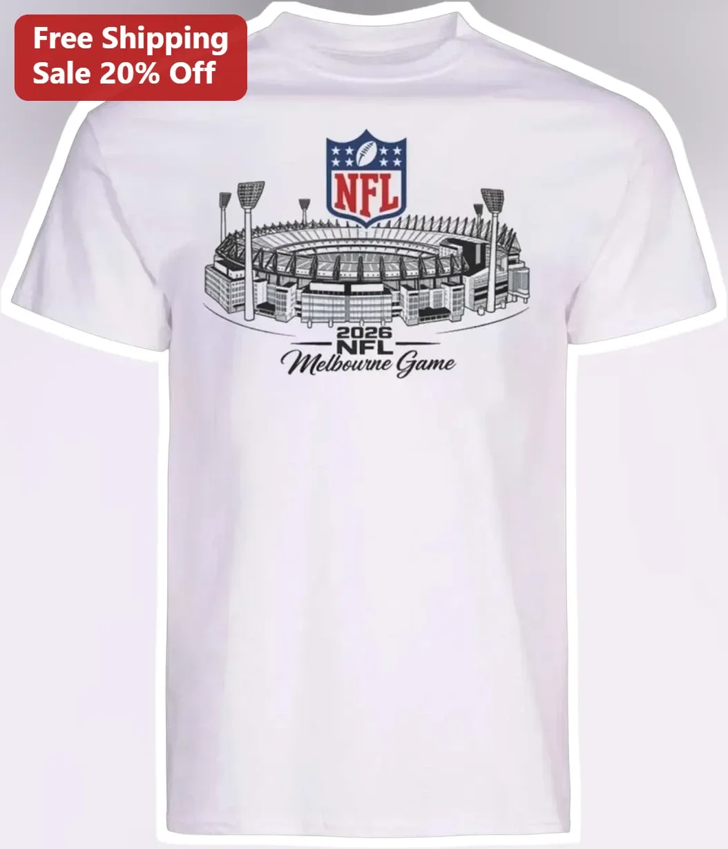2026 NFL Melbourne Game Tee Commemorative Australia Event Shirt for Fans