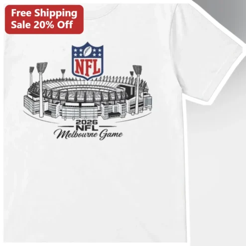 2026 NFL Melbourne Game Tee Rams vs 49ers MCG Commemorative Shirt