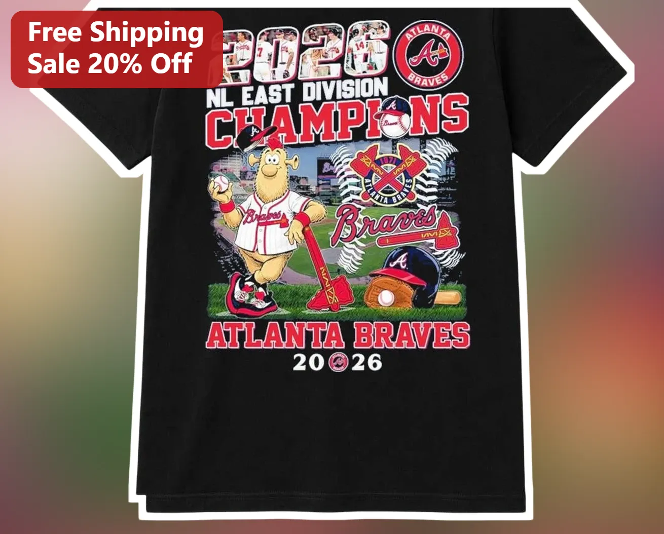 2026 NL East Division Champions Atlanta Braves Tee