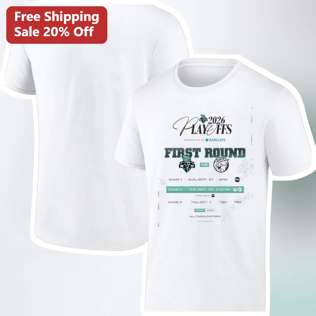 2026 Playoffs First Round Graphic Tee Sports Bracket Schedule Shirt Game Day Fan Apparel