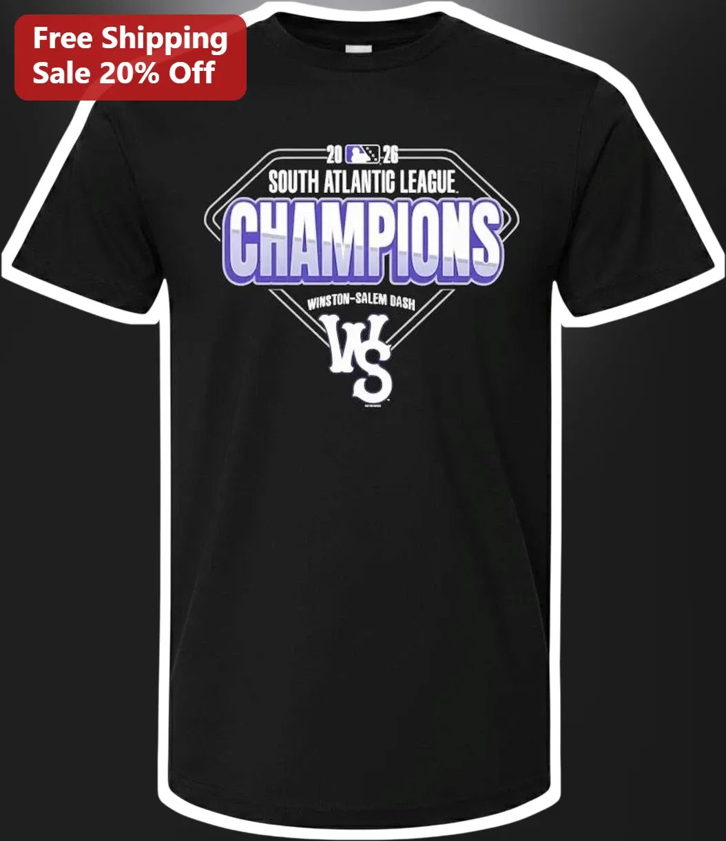 2026 South Atlantic League Champions Winston-Salem Dash Tee