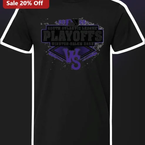 2026 South Atlantic League Playoffs Winston-Salem Dash Tee