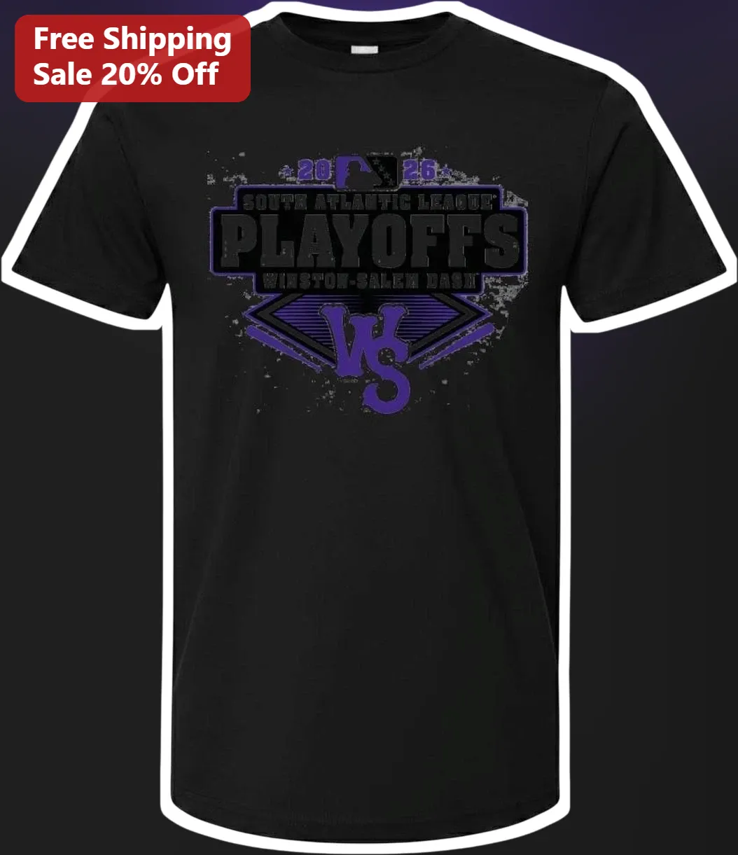 2026 South Atlantic League Playoffs Winston-Salem Dash Tee