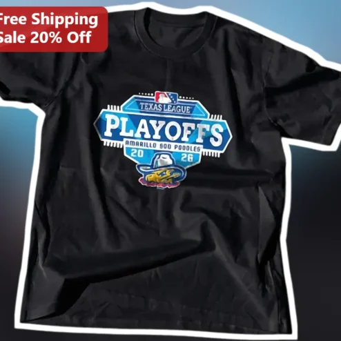 2026 Texas League Playoffs Tee Amarillo Sod Poodles Baseball Fan Gift