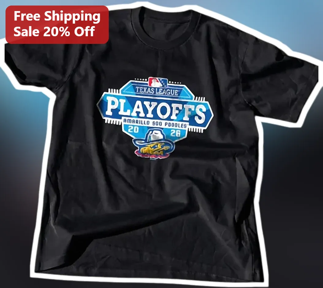 2026 Texas League Playoffs Tee Amarillo Sod Poodles Baseball Fan Gift