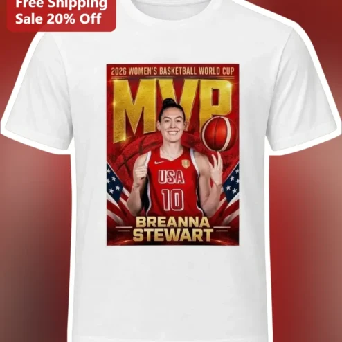 2026 Women's Basketball World Cup MVP Tee USA Champions Fan Shirt