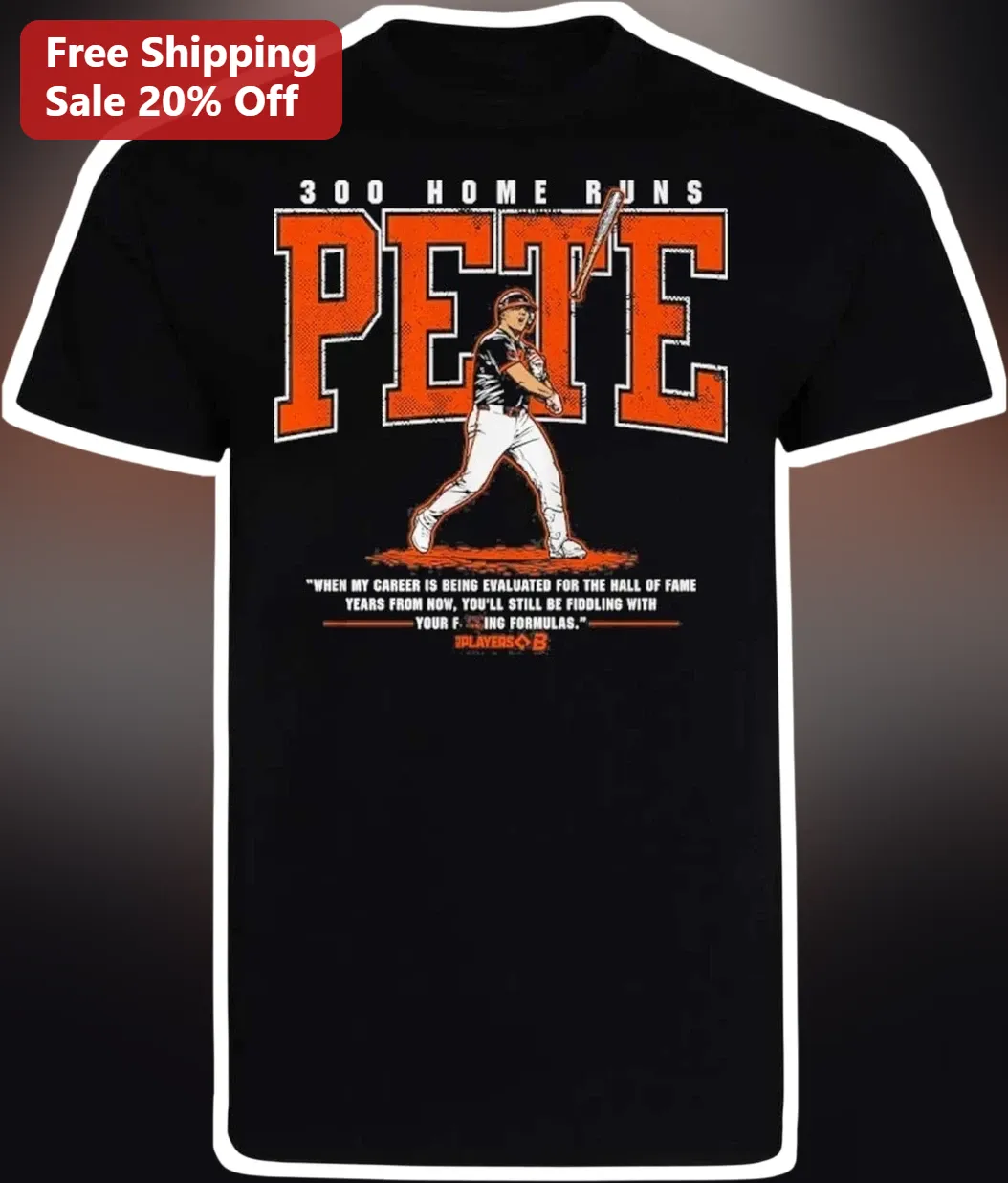Home Runs Hall Of Fame Quote Graphic Tee For Baseball Fans