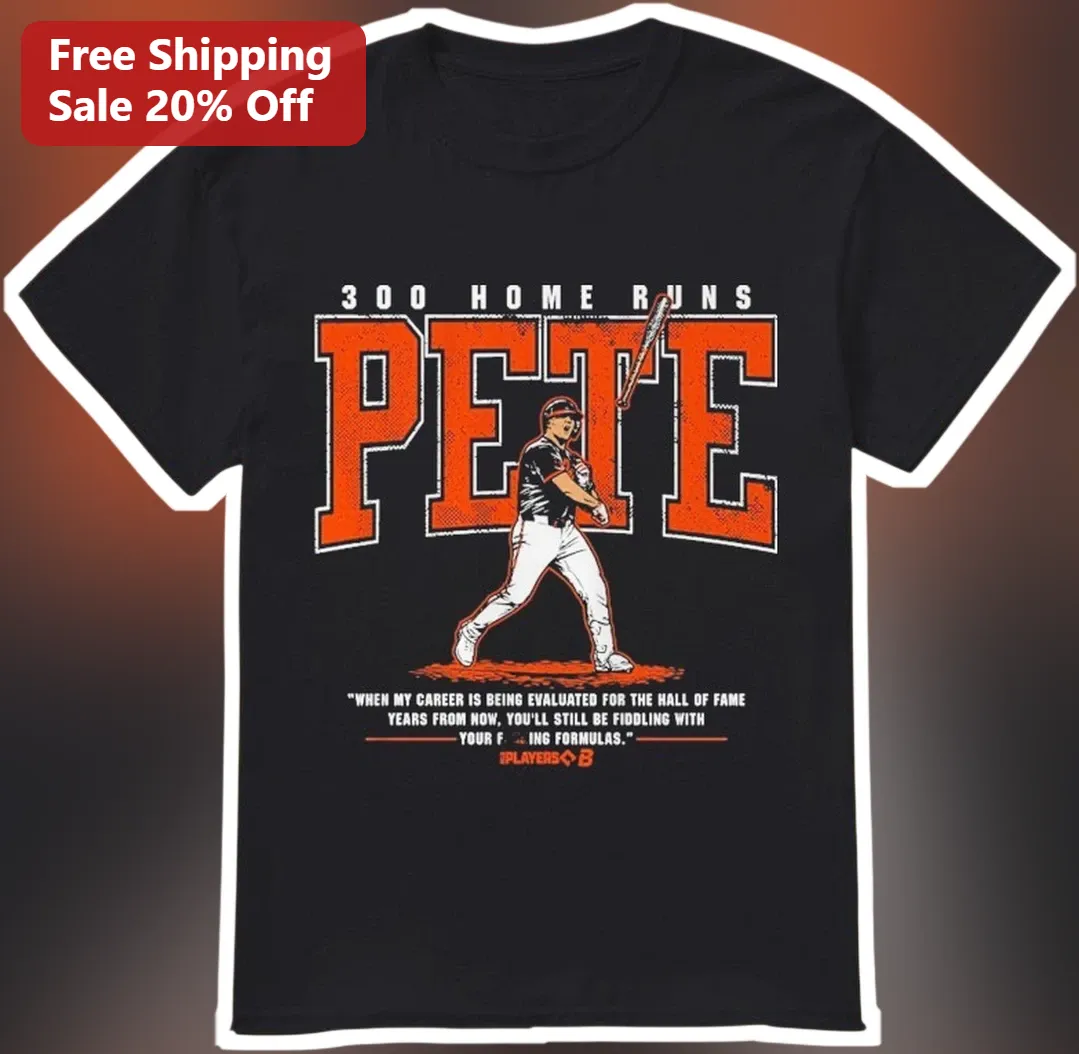 Home Runs Pete Alonso Hall of Fame Quote Vintage Baseball Graphic Tee