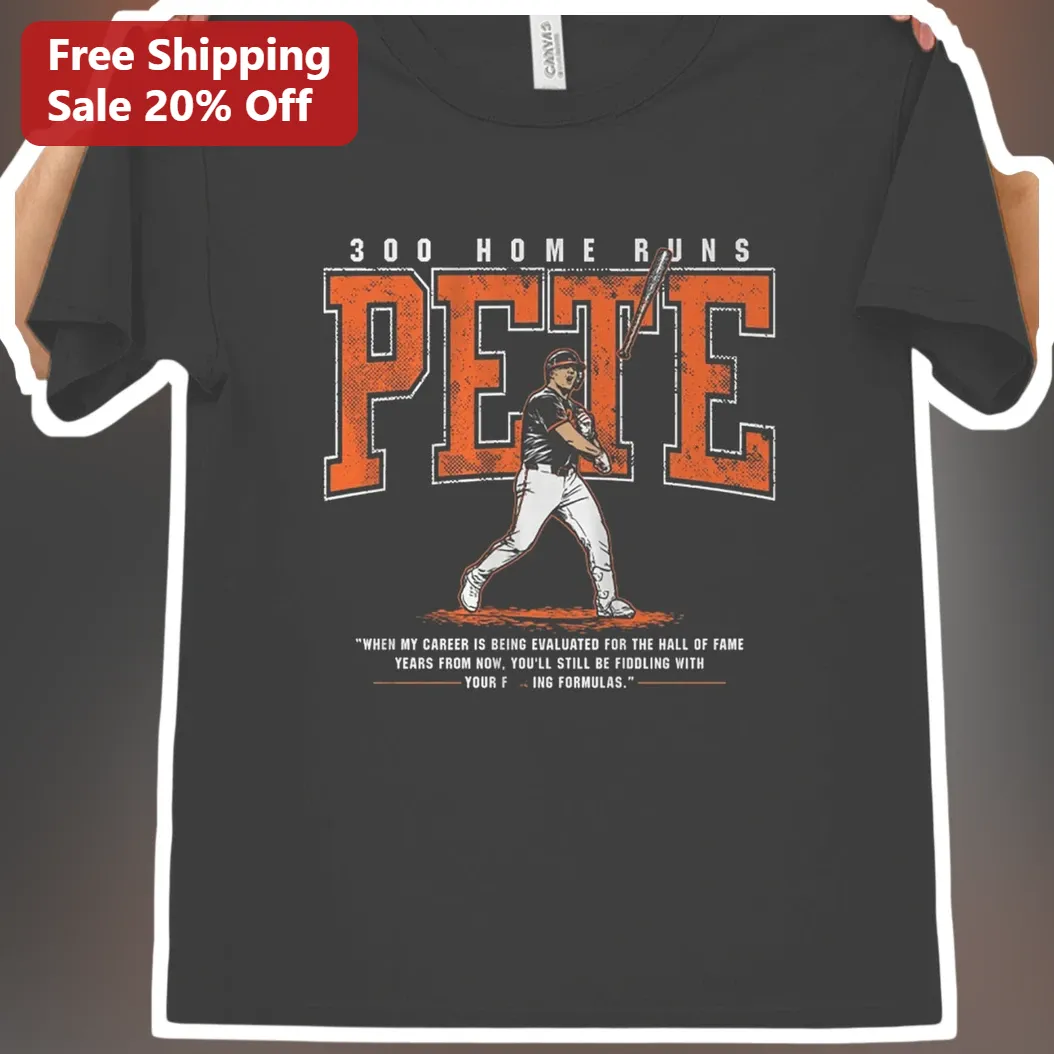 Home Runs Tee Funny Baseball Milestone Shirt Anti Sabermetrics Gift for Men
