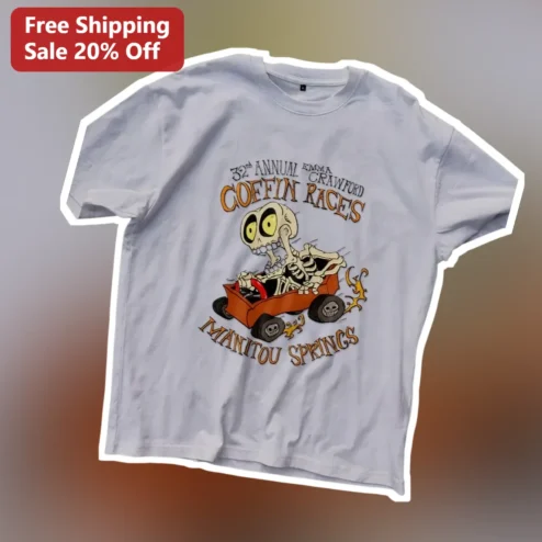 32nd Annual Emma Crawford Coffin Races Manitou Springs Tee