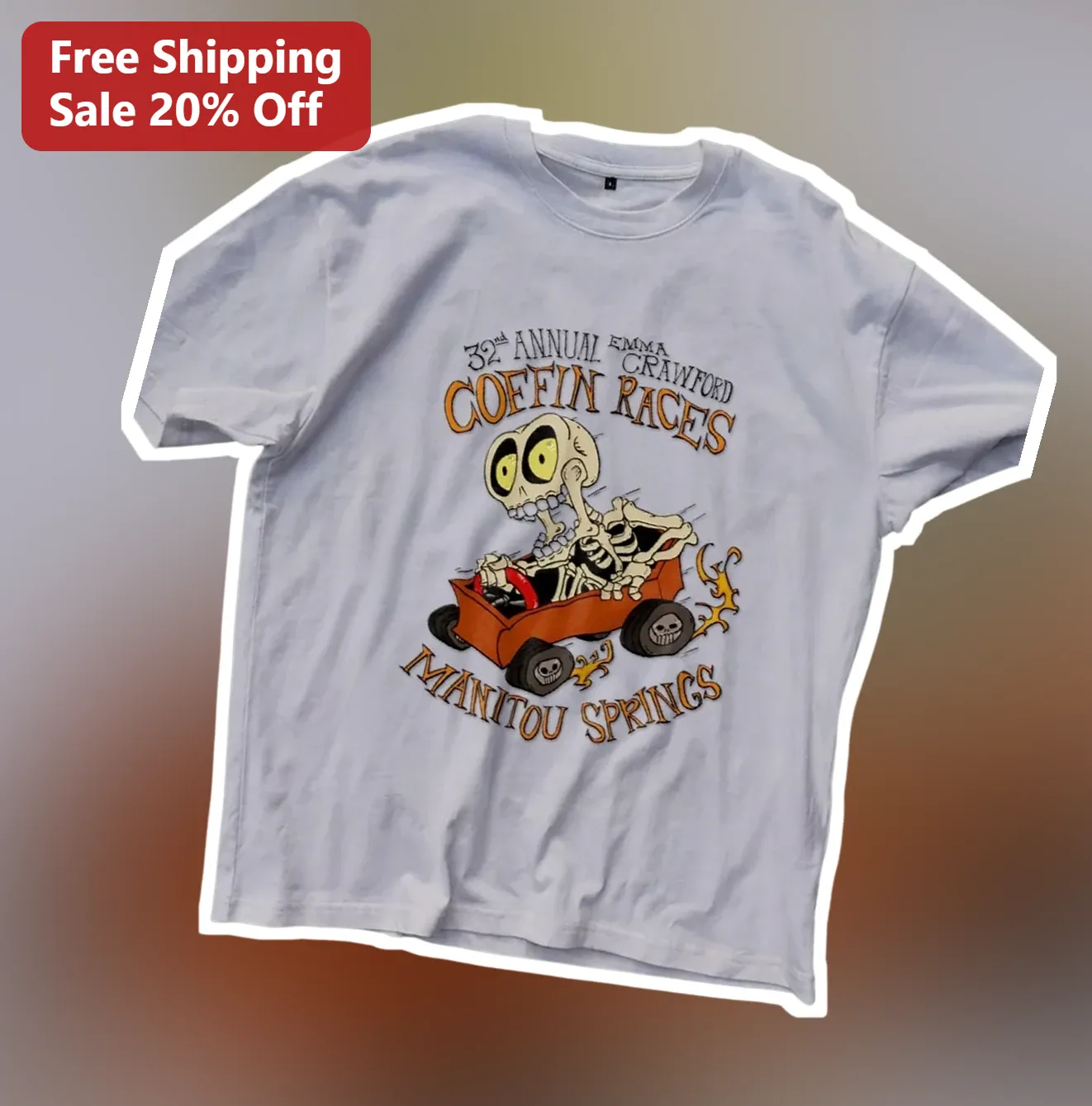 32nd Annual Emma Crawford Coffin Races Manitou Springs Tee