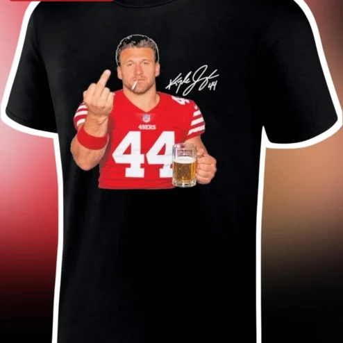 49ers Kyle Juszczyk Number 44 Funny Graphic Tee San Francisco NFL Fan Gift