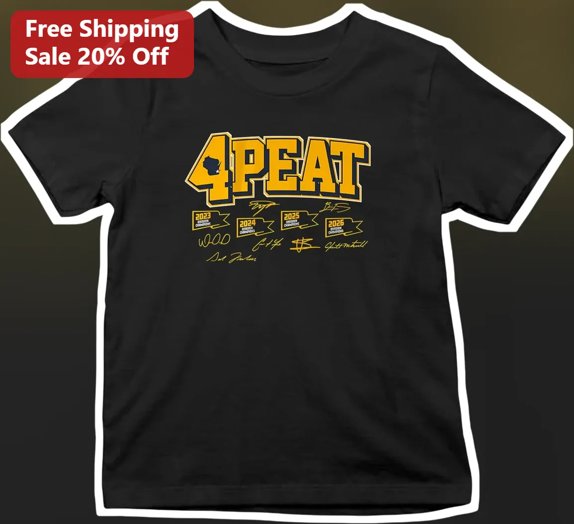 4PEAT Championship Sports Victory Graphic Tee for Fans