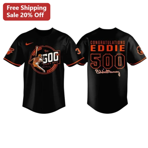 Home Run Club Eddie Murray Jersey Congratulations Baseball Fan Gift