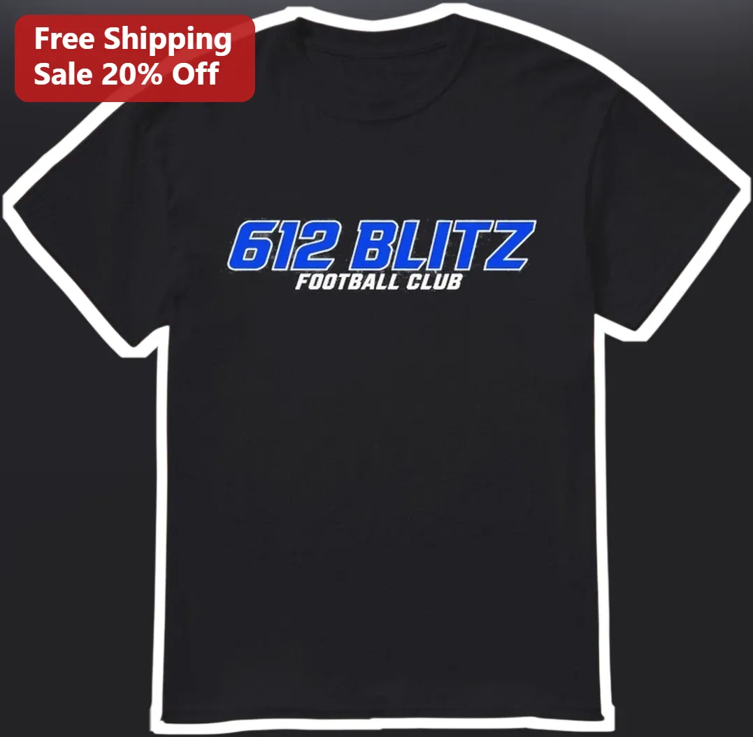 BLITZ FOOTBALL CLUB Tee Twin Cities Youth Football Fan Apparel