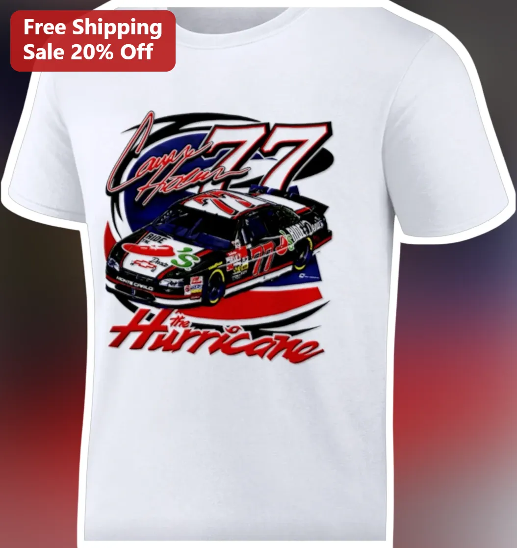 77 The Hurricane Vintage NASCAR Monte Carlo Race Car Tee Retro Stock Car Apparel Gift