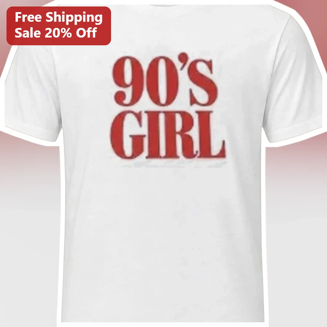 90's Girl Tee Vintage Retro Nostalgia Graphic T-Shirt for Women Men Unisex