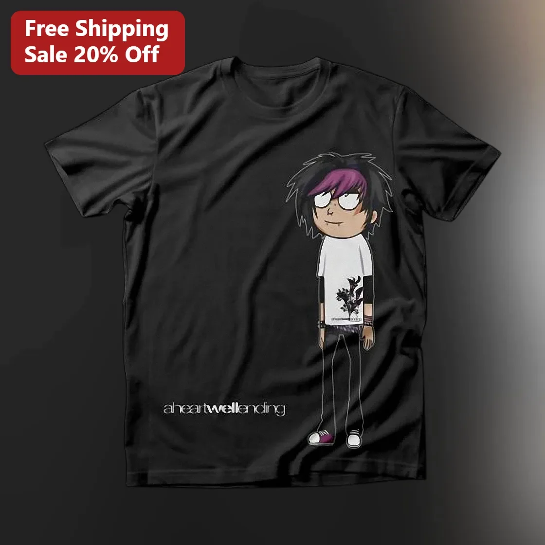 A Heartwell Ending Emo Band Graphic Tee Vintage MySpace Post-Hardcore Shirt