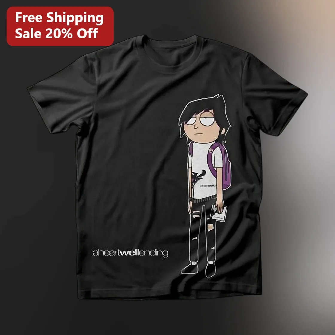 A Heartwell Ending Villanelle Graphic Tee