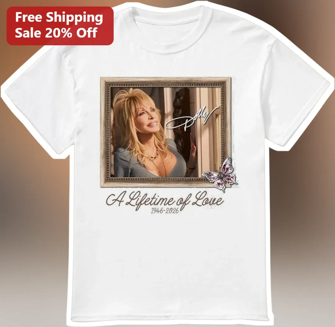 A Lifetime of Love 1946-2026 Dolly Parton Memorial Tribute Tee