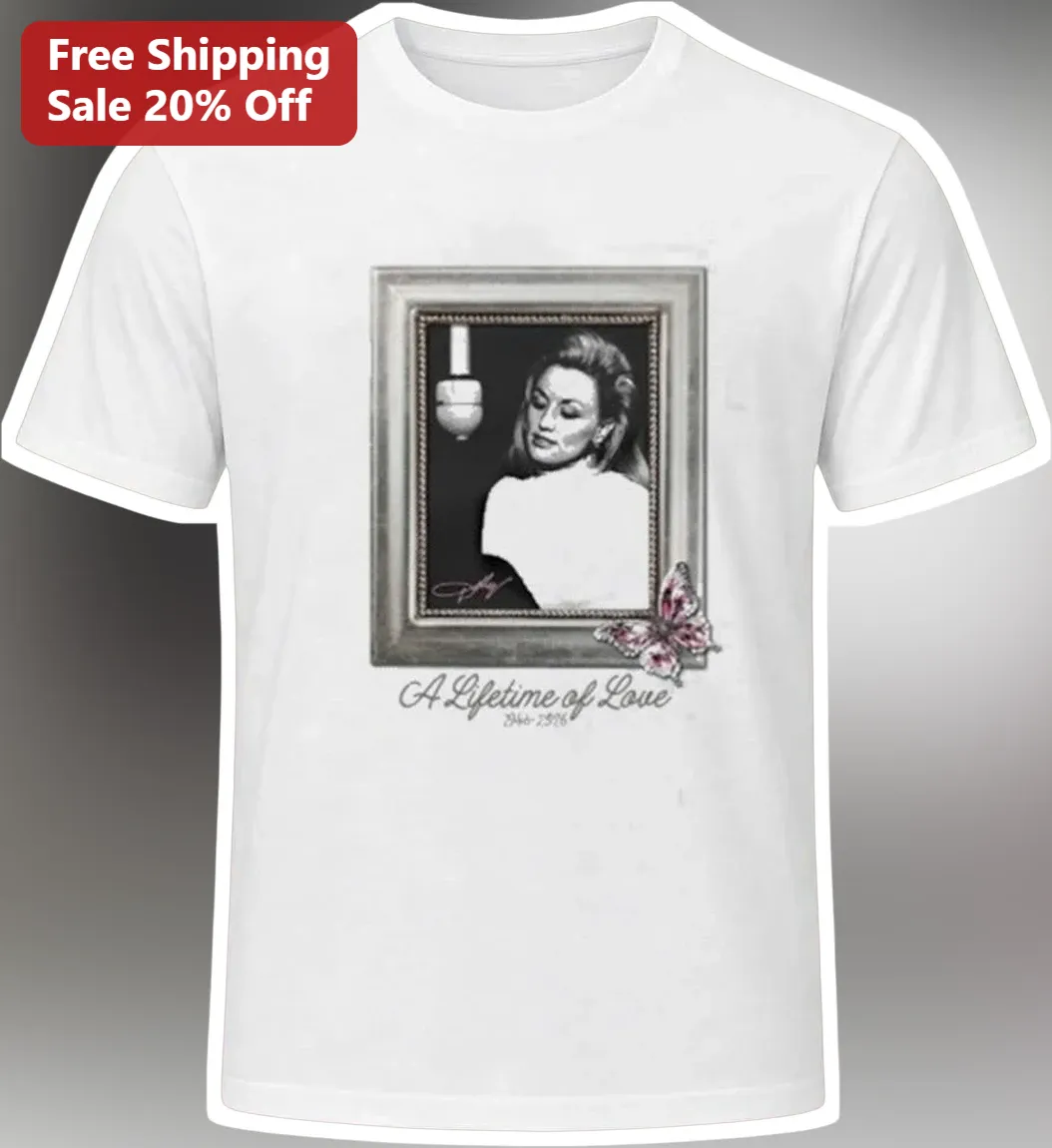 A Lifetime of Love Tee Carrie Fisher Memorial Tribute Shirt Princess Leia Fan Gift
